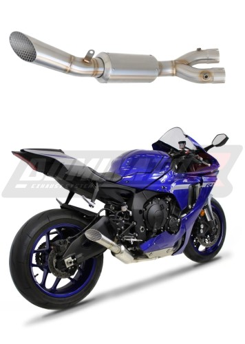 decat mid muffler DOMINATOR GP3 Mid Pipe fits to YZF R1 1000 RN32 2015  2016 5