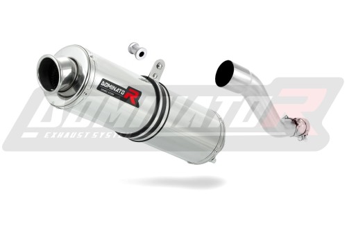 exhaust muffler DOMINATOR ROUND fits to Yamaha XT 600 1982  1986 3