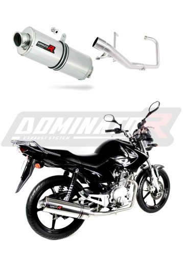 YBR 125 EXHAUST Yamaha Muffler Auspuff Sportauspuff Silencer Echappement Silencieux Scarico Scarichi Escape Wydech Tłumik OVAL 2009 - 2018 DOMINATOR  x