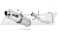 kompletny układ wydechowy z tłumikiem DOMINATOR Full System Owalny pasujący do motocykla Yamaha YBR 125 2000 - 2008 3