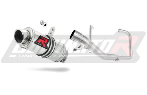 complete exhaust system with muffler DOMINATOR Full System GP1 fits to Yamaha YBR 125 2000  2008 3