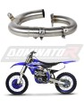 YZ 450 F YZF Exhaust Yamaha Header Head pipe Linkpipe Downpipe Kolano without PowerBomb 2018 - 2019 DOMINATOR x