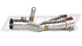 decat mid muffler DOMINATOR Mid Pipe fits to YZF R6 2017  2023 6