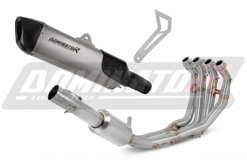 kompletny układ wydechowy z tłumikiem DOMINATOR Full System Tytanowy HP6 pasujący do motocykla Yamaha YZF R6 2017 - 2023 3