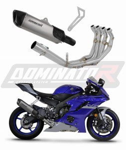 Yamaha YZF R6 2017 - 2023 Full Exhaust System Silencer Titanium HP6 + db killer