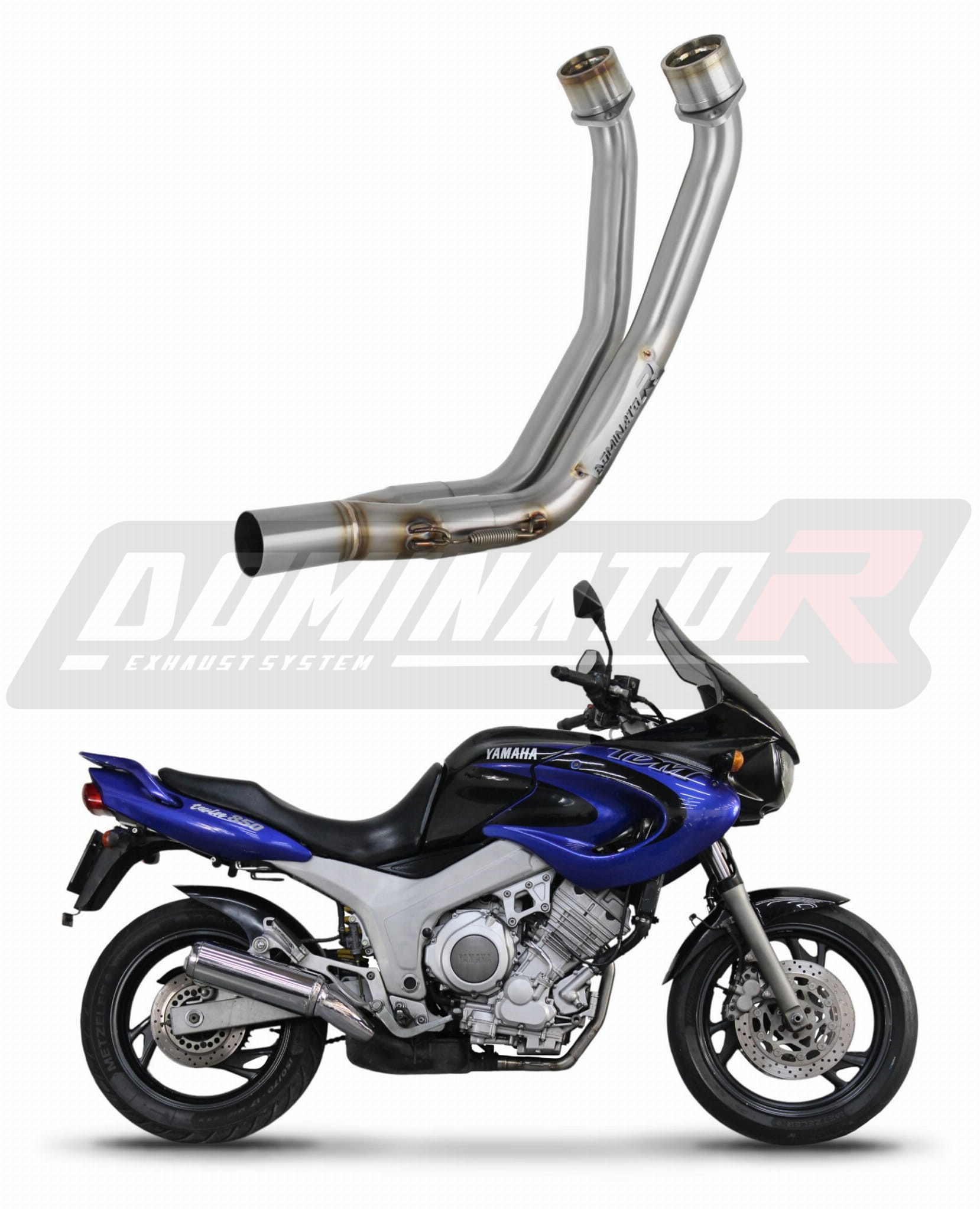 Yamaha TDM 850 1991 - 1995 Head Pipe Header Collector Exhaust