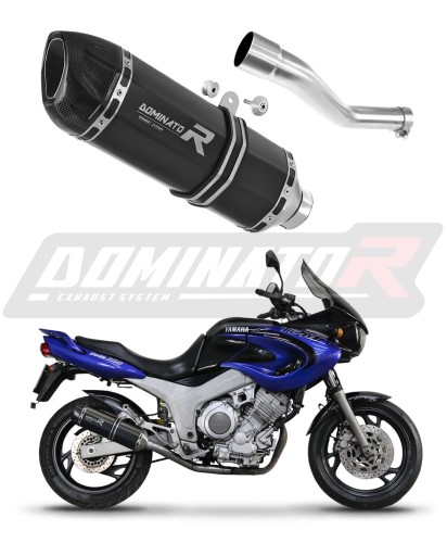 exhaust muffler DOMINATOR HP1 BLACK fits to Yamaha TDM 850 Right Side 1991  1995 6