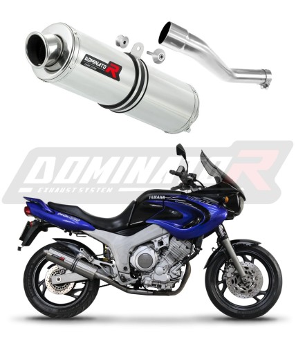 wydech tłumik DOMINATOR Okrągły pasujący do motocykla Yamaha TDM 850 Right Side 1991 - 1995 6