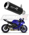 Yamaha YZF R1 R1M 1000 RN65 2020 - 2022 EXHAUST Muffler Auspuff Sportauspuff Silencer Echappement Silencieux Scarico Scarichi Marmitta Escape Wydech Tłumik GP BLACK DOMINATOR EXHAUST SYSTEM x