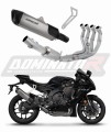 kompletny układ wydechowy z tłumikiem DOMINATOR Full System Tytanowy HP6 pasujący do motocykla Yamaha YZF R1 1000 RN65 2020 - 2022 6