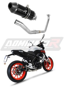 Yamaha MT 125 2020  Full Exhaust System Collector Silencer HP3 BLACK + dB killer medium
