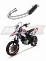 Yamaha WR 125 R  Exhaust Header Head pipe Linkpipe Downpipe  collector manifold 2009-2014 dominator x