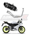 Yamaha YZF R125 2019 -2021 Full  Exhaust System  Muffler Auspuff Sportauspuff Silencer Echappement Silencieux Scarico Scarichi Escape Collector Manifold Wydech Tłumik  GP DOMINATOR x