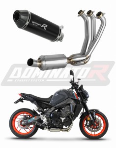 Yamaha MT 09 2021 - 2023 Low Level EX Full Exhaust System Collector Silencer HP3 BLACK + dB killer medium