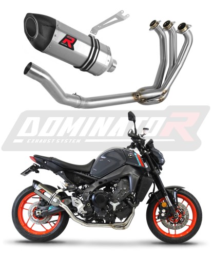 MT-09 2021 - 2022 EXHAUST Yamaha Full System Muffler Auspuff Sportauspuff Silencer Echappement Silencieux Scarico Scarichi Escape Collector Manifold Wydech Tłumik HP5 DOMINATOR 1 x