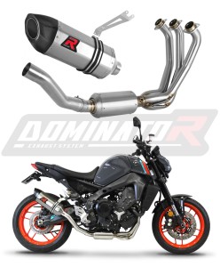 Yamaha MT 09 2021 - 2023 EX Full Exhaust System Collector Silencer HP5 + dB killer medium