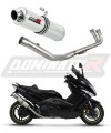 kompletny układ wydechowy z tłumikiem DOMINATOR Full System Okrągły pasujący do motocykla Yamaha T-MAX 500 2008 - 2011 6