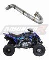Yamaha RAPTOR 700 R  Exhaust Header Head pipe Linkpipe Downpipe  collector manifold 2015-2021 dominator x