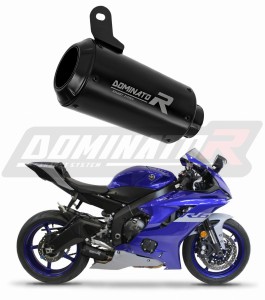 Yamaha YZF R6 2017 - 2023 Exhaust Silencer Muffler GPS BLACK + dB killer medium
