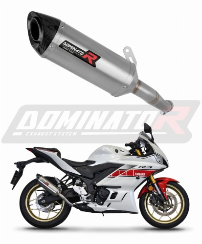 Yamaha YZF-R3 2022 Exhaust Muffler Auspuff Sportauspuff Silencer Echappement Silencieux Scarico Marmitta Scarichi Escape Wydech Tłumik HP8 DOMINATOR Exhaust System x