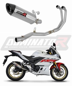 Yamaha YZF-R3 2019 - 2024 Full Exhaust System Collector Silencer HP8 + dB killer medium