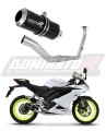 kompletny układ wydechowy z tłumikiem DOMINATOR Full System GP CZARNY pasujący do motocykla Yamaha YZF R125 2021 - 2023 6