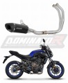 Yamaha XSR 700 2015 - 2020 EXHAUST Collector Manifold Full System Muffler Auspuff Sportauspuff Silencer Echappement Silencieux Scarico Scarichi Escape Wydech Tłumik HP8 BLACK Dominator Exhaust System x