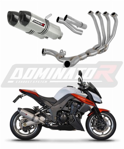 Kawasaki Z1000 2017 - 2020 Full  Exhaust System  Muffler Auspuff Sportauspuff Silencer Echappement Silencieux Scarico Scarichi Escape Collector Manifold Wydech Tłumik HP1 DOMINATOR x