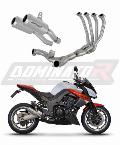 kompletny układ wydechowy z tłumikiem DOMINATOR Full System GPS pasujący do motocykla Kawasaki Z1000 2010 - 2013 7