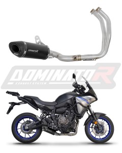 Yamaha Tracer 7 / GT 2020 - 2024 Full Exhaust System Collector Silencer HP8 BLACK + dB killer