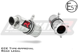 Kawasaki ZX6R 1995 - 1997 EU Approved Exhaust Silencer GP1