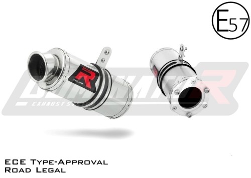Kawasaki ZX6R 1998 - 2002 EU Approved Exhaust Silencer GP1 Exhaust