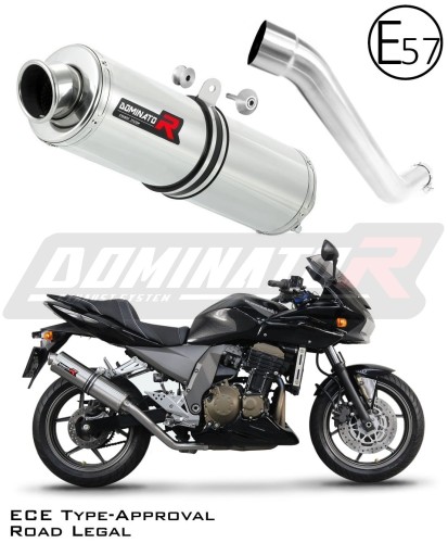 wydech tłumik DOMINATOR Homologowany Okrągły pasujący do motocykla Kawasaki Z750 2004 - 2006 6
