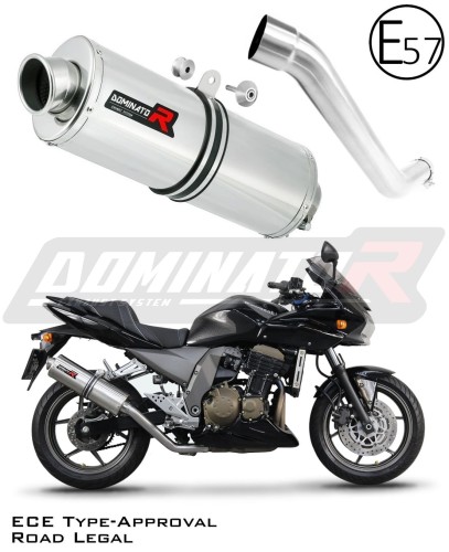 wydech tłumik DOMINATOR Homologowany Owalny pasujący do motocykla Kawasaki Z750 2004 - 2006 6