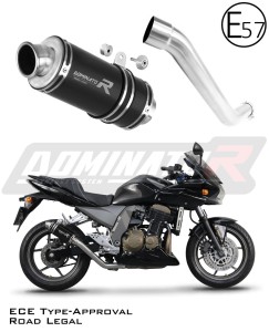 Kawasaki Z750 2004 - 2006 EU Approved Exhaust Silencer GP1 BLACK
