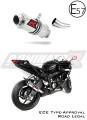 exhaust muffler DOMINATOR homologated road legal GP1 fits to Kawasaki ZX6R 636 2009  2020 5