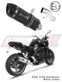 exhaust muffler DOMINATOR homologated road legal HP1 BLACK fits to Yamaha FZ1 FAZER 1000 2006  2015 3