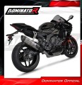 complete exhaust system with muffler DOMINATOR titanium Full System HP6 fits to YZF R1 1000 RN65 2020  2024 4