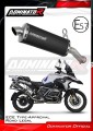 exhaust muffler DOMINATOR homologated road legal BLACK P7 fits to BMW R1250GS 2018  2020