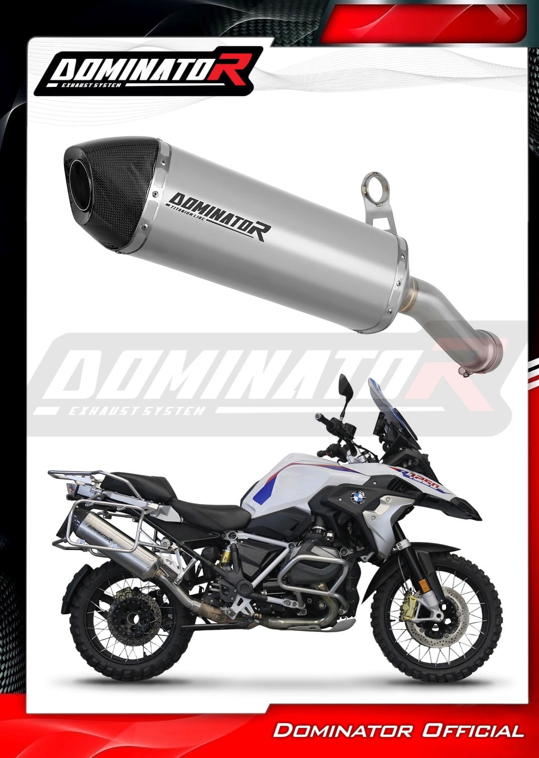 BMW R1200GS 2013 - 2018 Exhaust Silencer Muffler Titanium HP7 + dB