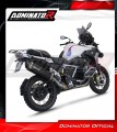 exhaust muffler DOMINATOR homologated road legal BLACK HP7 fits to BMW R1200GS 2013  2018 4