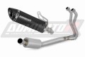 Kawasaki Z400 2018-2023 EXHAUST Collector Manifold Full System Muffler Auspuff Sportauspuff Silencer Echappement Silencieux Scarico Scarichi Escape Wydech Tłumik HP8 BLACK Dominator Exhaust System x