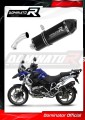 exhaust muffler DOMINATOR homologated road legal HP7 BLACK fits to BMW R1200GS 2004  2009 6