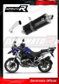 exhaust muffler DOMINATOR homologated road legal P7 BLACK fits to BMW R1200GS Adventure 2004  2009