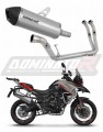 complete exhaust system with muffler DOMINATOR Full System titanium HP7 fits to Benelli TRK 702 / TRK 702X 2023  2024 5