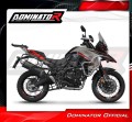 complete exhaust system with muffler DOMINATOR Full System P7 BLACK fits to Benelli TRK 702 / TRK 702X 2023  2024 3