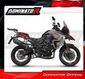 Benelli TRK 702 X 2023 - 2024 EXHAUST Muffler Auspuff Sportauspuff Silencer Echappement Silencieux Scarico Scarichi Escape Wydech Tłumik HP7 Black Dominator Exhaust System 3