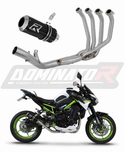 Kawasaki Z 900 A2 2020 - 2024 Full Exhaust System Collector Silencer GP BLACK + dB killer