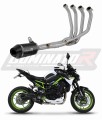 complete exhaust system with muffler DOMINATOR Full System HP3 BLACK fits to Kawasaki Z 900 2017  2019
