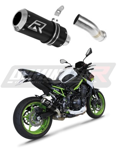 exhaust muffler DOMINATOR homologated road legal GP BLACK fits to Kawasaki Z 900 A2 2017  2019